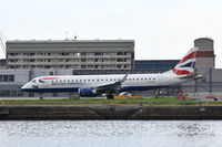 G-LCYN @ EGLC - Departing from London City Airport. - by Graham Reeve