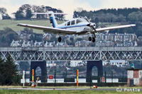 G-OMHC @ EGPN - Landing @ Dundee Riverside - by Clive Pattle