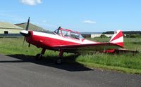 G-BCCX @ EGFP - Visiting Chipmunk (Lycoming engine). - by Roger Winser