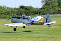 G-BBND @ EGTH - Departing from Old Warden.