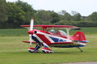 G-OKAY @ EGSL - In Union flag livery taxing for refuel at Andrewsfield - by Vinny Halls
