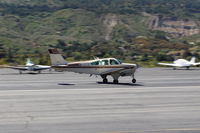 N1813Y @ SZP - 1981 Beech F33A BONANZA, Continental IO-520 285 Hp, 5 seats, takeoff roll Rwy 22 - by Doug Robertson
