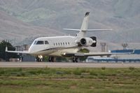N621AB @ KBOI - Landing roll out on RWY 28L. - by Gerald Howard