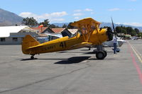 N69765 @ SZP - 1941 Boeing Stearman A75N1 as Navy N2S1, Continental W670 220 Hp radial, on transient ramp - by Doug Robertson