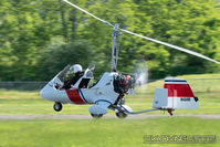 N424M @ 7B9 - 2019 Silverlight AR-1 gyroplane lifts off from Ellington, CT - by Dave G
