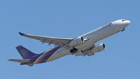HS-TEN @ YPPH - Airbus A330-343. Thai Airways International HS-TEN departed runway 06, YPPH 26/03/19. - by kurtfinger