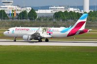 OE-IQD @ EDDM - Eurowings A320 landing in MUC - by FerryPNL