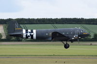 N74589 @ EGSU - Landing at Duxford. - by Graham Reeve