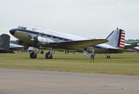 N341A @ EGSU - Douglas C-41A at Duxford. Ex 40-0070 - by moxy