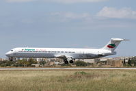 LZ-LDN @ LMML - McDonnell Douglas MD-82 LZ-LDN Bulgarian Air Charter - by Raymond Zammit
