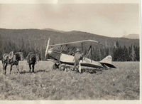 N1270 - Joe Murphy and Mack Bert Goodman. This is the picture that was in the Restraunt at the MSO. Built in 1927, Certification Issued: 11-12-1928 and Registration Cancel Date: 09-14-1929. Pic was in the summer of 1929. It crashed and was destroyed. - by unkown