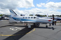 N910RW @ EGTB - Socata TBM-700 at Wycombe Air Park. - by moxy