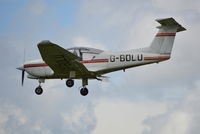 G-BOLU @ EGTB - Robin R-3000-120 landing at Wycombe Air Park. Ex F-GFAO - by moxy