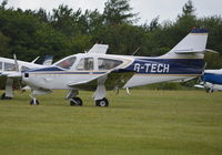 G-TECH @ EGTB - Rockwell Commander 114 at Wycombe Air Park. - by moxy