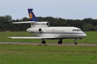 CD-01 @ LFRB - Dassault Falcon 900B, Taxiing rwy 25L, Brest-Bretagne airport (LFRB-BES) - by Yves-Q