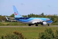 OO-TUK @ LFRB - Boeing 737-86J, Taxiing rwy 25L, Brest-Bretagne airport (LFRB-BES) - by Yves-Q