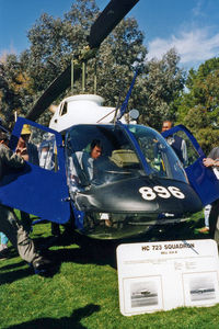 N17-006 - Royal Australian Navy (RAN) HC 723 Sqn Bell 206B-1 Kiowa N17-006 Cn 44506 Code 896, on display at the Australian Defence Force Academy (ADFA) Open Day in Canberra on 31Aug1996. - by Walnaus47