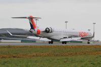 F-HMLC @ LFRB - Bombardier CRJ-1000EL NG, Reverse thrust landing rwy 25L, Brest-Bretagne airport (LFRB-BES) - by Yves-Q