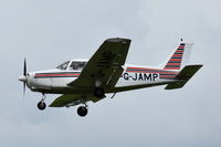 G-JAMP @ EGSH - Landing at Norwich. - by Graham Reeve