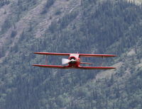 CF-BKQ @ CFA4 - A fly-by at a Canadian Owners and Pilots Association fly-in at Carcross, Yukon. - by Murray Lundberg
