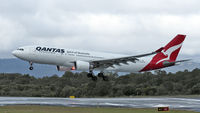 VH-EBK @ YPPH - Airbus A330-202 Qantas VH-EBK final runway 03, YPPH. 14/07/18. - by kurtfinger