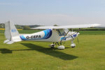 G-CEFA @ X5FB - Comco Ikarus C42 FB UK at Fishburn Airfield, UK. - by Malcolm Clarke