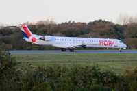 F-HMLA @ LFRB - Bombardier CRJ-1000EL NG, Taxiing rwy 25L, Brest-Bretagne Airport (LFRB-BES) - by Yves-Q