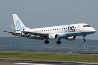 G-FBJA @ EGGD - Landing RWY 09 - by DominicHall