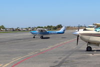N2804S @ SZP - 1967 Cessna 150G, Continental O-200 100 Hp, taxi to spot aircraft - by Doug Robertson