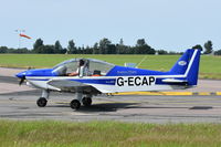 G-ECAP @ EGSH - Just landed at Norwich. - by Graham Reeve