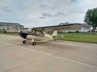 N85312 @ KOXV - At the National Ercoupe Owners Convention Knoxville Iowa - by Floyd Taber