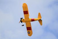 F-AZJR @ LFFQ - Boeing PT-13D Kaydet (E75), On display, La Ferté-Alais Airfield (LFFQ) Air show 2015 - by Yves-Q