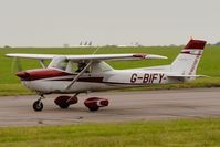 G-BIFY @ EGSH - Arriving at Norwich. - by keithnewsome