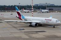 D-AXGA @ EDDL - Eurowings A332 taxying for departure - by FerryPNL