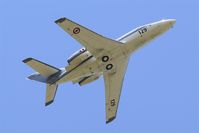 129 @ LFRJ - Dassault Falcon 10 MER, Take off rwy 08, Landivisiau naval air base (LFRJ) - by Yves-Q