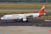 EC-IJN @ EDDL - Iberia A321 arriving from MAD - by FerryPNL