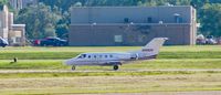 N598DR @ KSTP - Data Recognition Corporation's Beechjet rolling out on 14. - by chilito