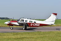 G-CRGD @ EGSH - Just landed at Norwich. - by Graham Reeve