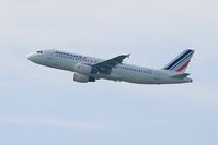 F-HBNC @ LFPG - Airbus A320-214, Take off rwy 08L, Roissy Charles De Gaulle airport (LFPG-CDG) - by Yves-Q