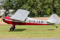 G-AJAM @ EGBR - Auster J/2 Arrow G-AJAM, Breighton 21/7/19 - by Grahame Wills