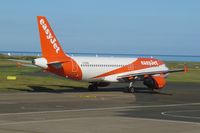 G-EZUA @ EGNS - G-EZUA Airbus A320 of Easyjet.com - by Robbo s