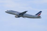 F-GKXR @ LFPG - Airbus A320-214, Take-off Rwy 08L, Roissy Charles De Gaulle Airport (LFPG-CDG) - by Yves-Q