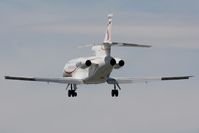 P2-ANW @ YSCB - Rear view of Air Niugini / Papua New Guinea (PNG) Government Falcon 900EX P2-ANW Cn 218 on final approach to Rwy 35 at Canberra Airport (CBR / YSCB) on 11Oct2011. PNG Prime Minister Peter O'Neill arriving for the 20th Aust-PNG Ministerial Forum. - by Walnaus47