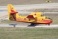 F-ZBMF @ LFML - Canadair CL-415, Taxiing, Marseille-Provence Airport (LFML-MRS) - by Yves-Q