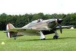 F-AZXR @ LFFQ - Hawker Hurricane II A at the Meeting Aerien 2019, La-Ferte-Alais - by Ingo Warnecke