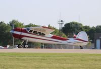 N1566D @ KOSH - Cessna 195 - by Mark Pasqualino