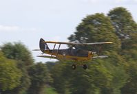 G-AOGR @ EGTH - Flying in to land for the 'Gathering of Moths' day 2019 at Old Warden - by Chris Holtby