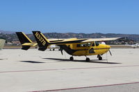 N337B @ CMA - 1967 Cessna T337C Turbo SUPER SKYMASTER, 2 center-line thrust Continental TSIO-360-C 210 Hp each - by Doug Robertson