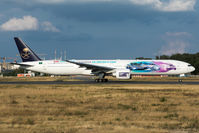 HZ-AK43 @ EDDF - special livery - by SierraAviationPhotography