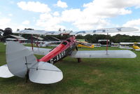 G-AAHY @ EGTH - Early (1929) De Havilland Moth on display at Old Warden's 'Gathering of Moths' Day 2019 - by Chris Holtby